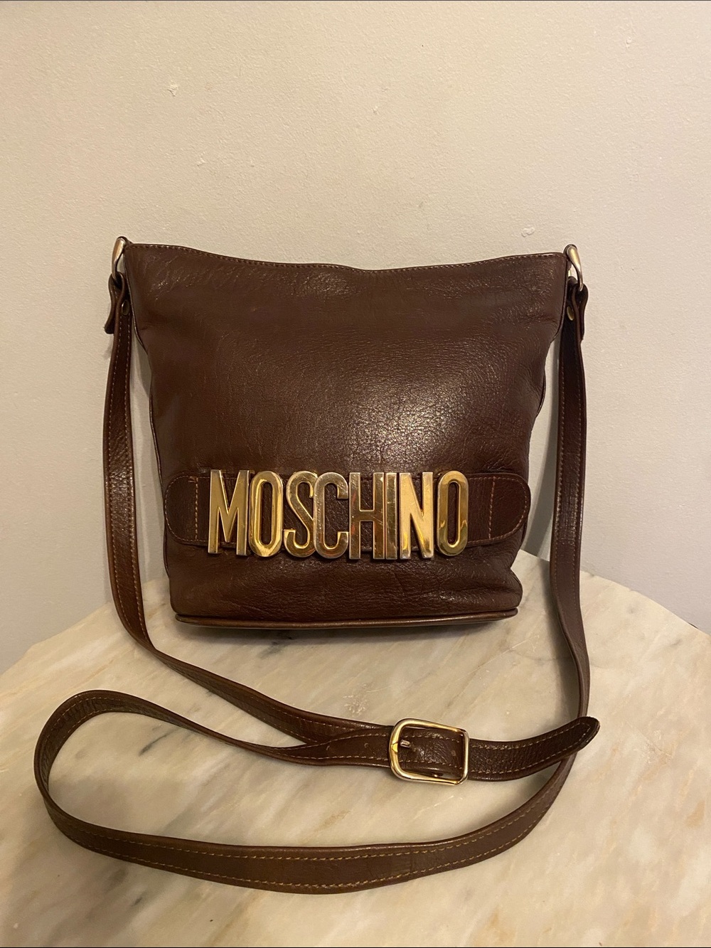 MOSCHINO 1980s Vintage Crossbody Bag